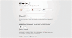 Desktop Screenshot of elasticui.com