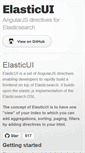 Mobile Screenshot of elasticui.com
